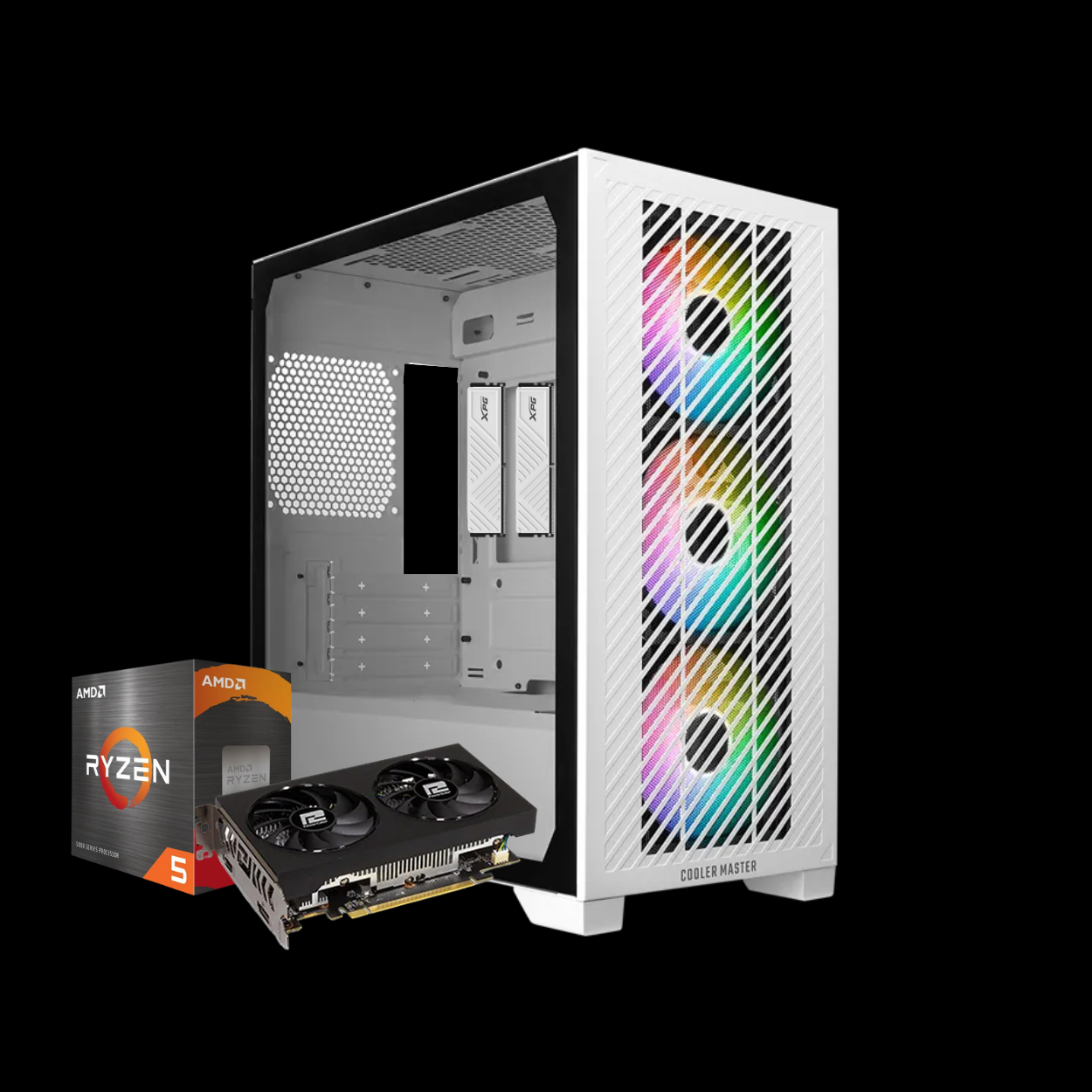 SpecMaxx Ultra Budget Gaming PC (Ryzen 5 5500 & AMD Radeon RX 6500 XT)