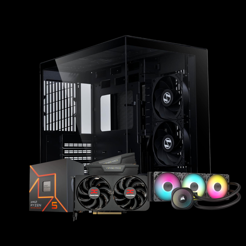 SpecMaxx Pinnacle Gaming PC (Ryzen 5 7500F & AMD Radeon RX 9060 XT)